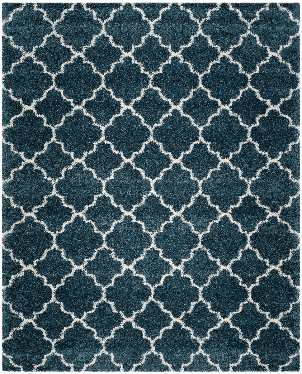 Safavieh Hudson Shag Sgh282L Slate Blue/Ivory Rug - Safavieh - sgh282l - 2