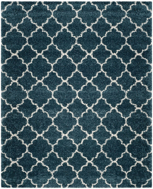 Safavieh Hudson Shag Sgh282L Slate Blue/Ivory Rug - Safavieh - sgh282l - 2