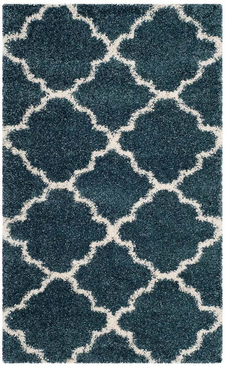Safavieh Hudson Shag Sgh282L Slate Blue/Ivory Rug - Safavieh - sgh282l - 2