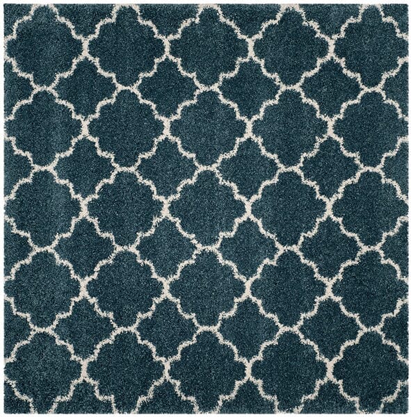 Safavieh Hudson Shag Sgh282L Slate Blue/Ivory Rug - Safavieh - sgh282l - 3sq