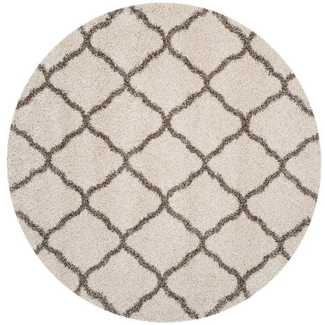 Safavieh Hudson Shag Sgh283A Ivory/Grey Rug - Safavieh - sgh283a - 3r