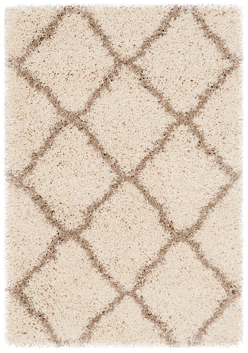 Safavieh Hudson Shag Sgh283D Ivory/Beige Rug - Safavieh - sgh283d - 3r