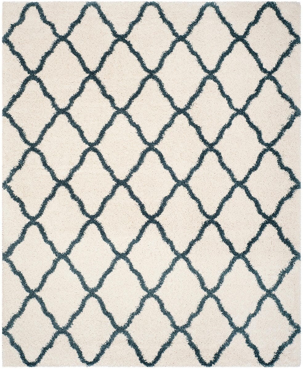 Safavieh Hudson Shag Sgh283T Ivory/Slate Blue Rug - Safavieh - sgh283t - 24