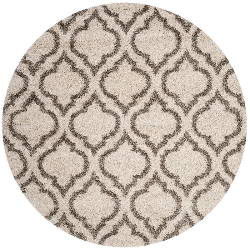 Safavieh Hudson Shag Sgh284A Ivory/Grey Rug - Safavieh - sgh284a - 24