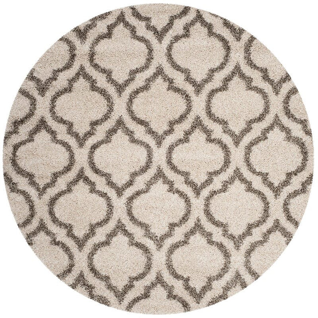 Safavieh Hudson Shag Sgh284A Ivory/Grey Rug - Safavieh - sgh284a - 24