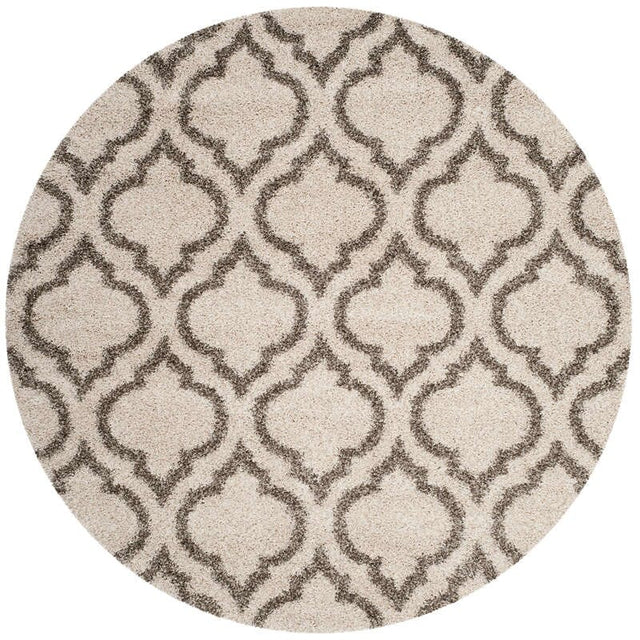 Safavieh Hudson Shag Sgh284A Ivory/Grey Rug - Safavieh - sgh284a - 4r