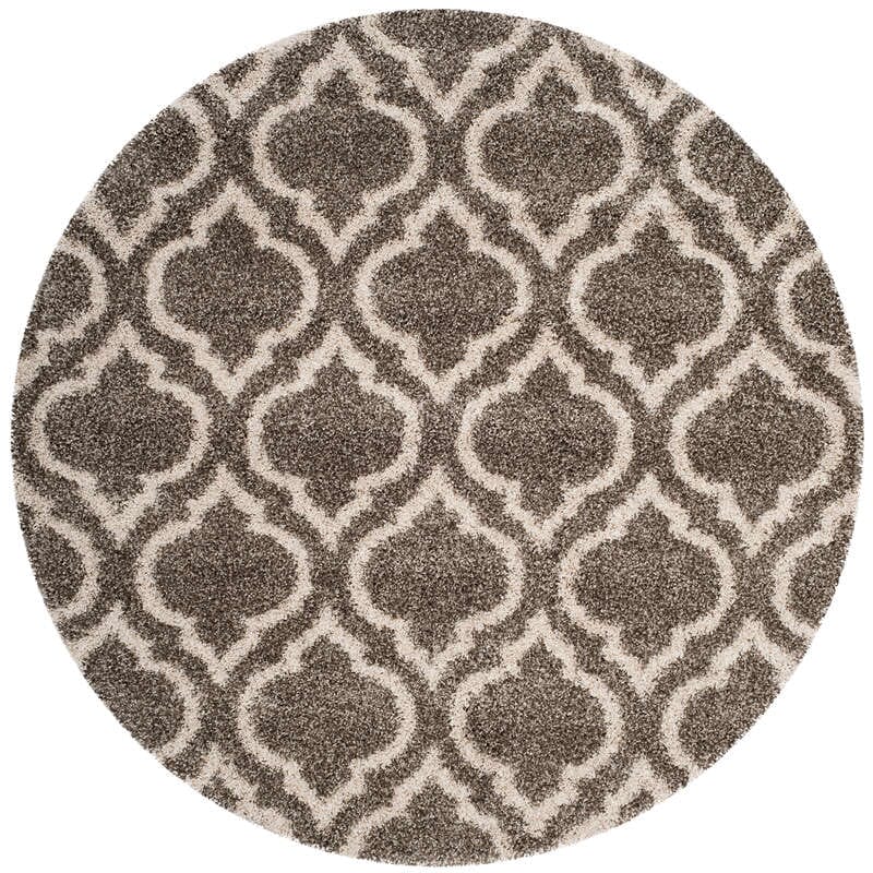 Safavieh Hudson Shag Sgh284B Grey/Ivory Rug - Safavieh - sgh284b - 3r