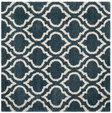 Safavieh Hudson Shag Sgh284L Slate Blue/Ivory Rug - Safavieh - sgh284l - 7sq
