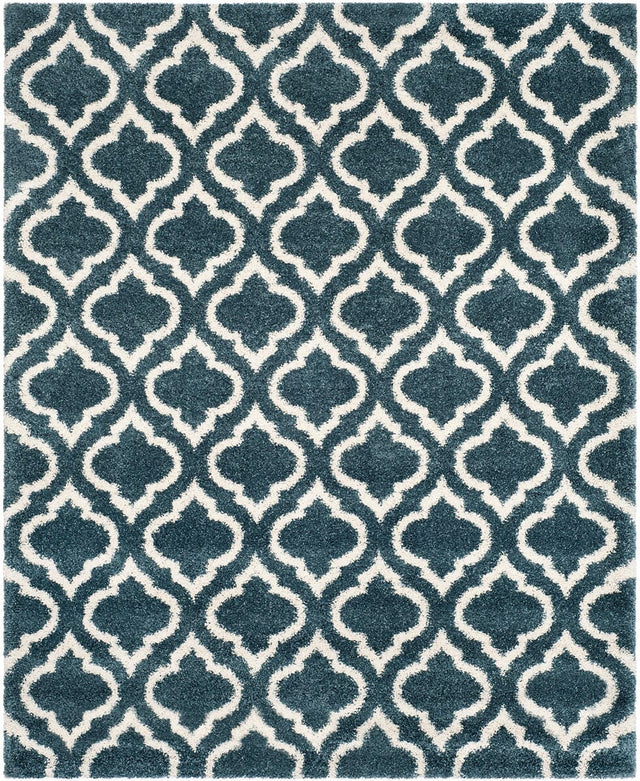 Safavieh Hudson Shag Sgh284L Slate Blue/Ivory Rug - Safavieh - sgh284l - 7sq