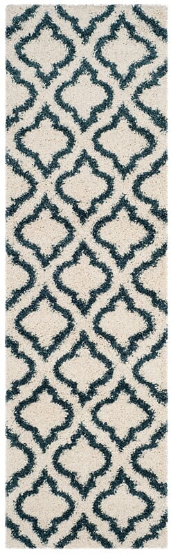 Safavieh Hudson Shag Sgh284T Ivory/Slate Blue Rug - Safavieh - sgh284t - 28