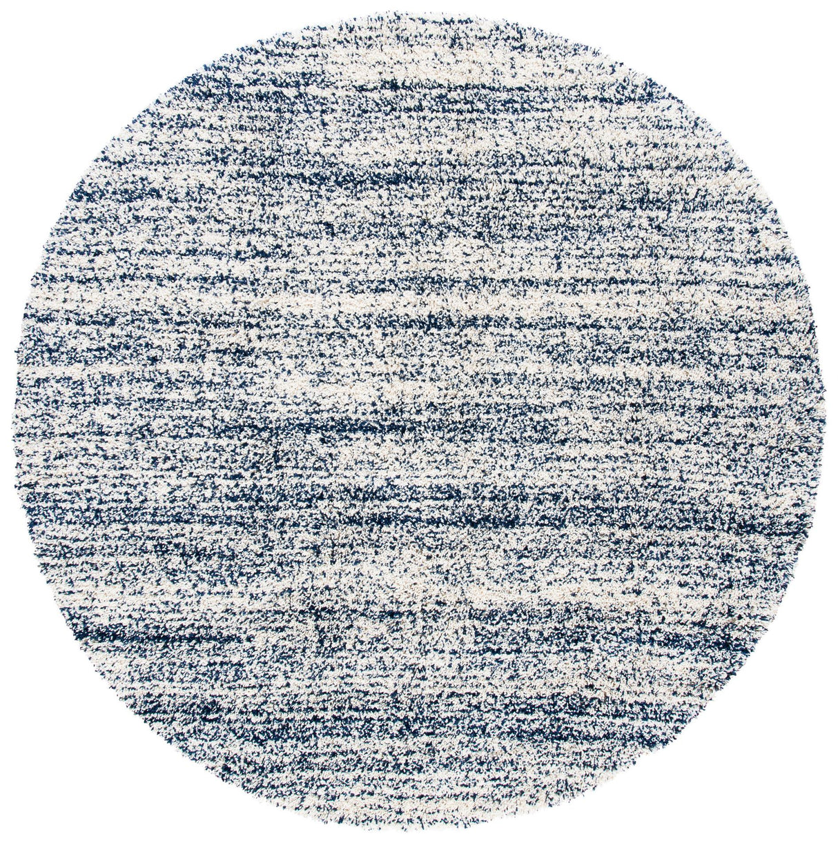 Safavieh Hudson Shag Sgh295A Ivory/Navy Rugs - Safavieh - sgh295a - 7r