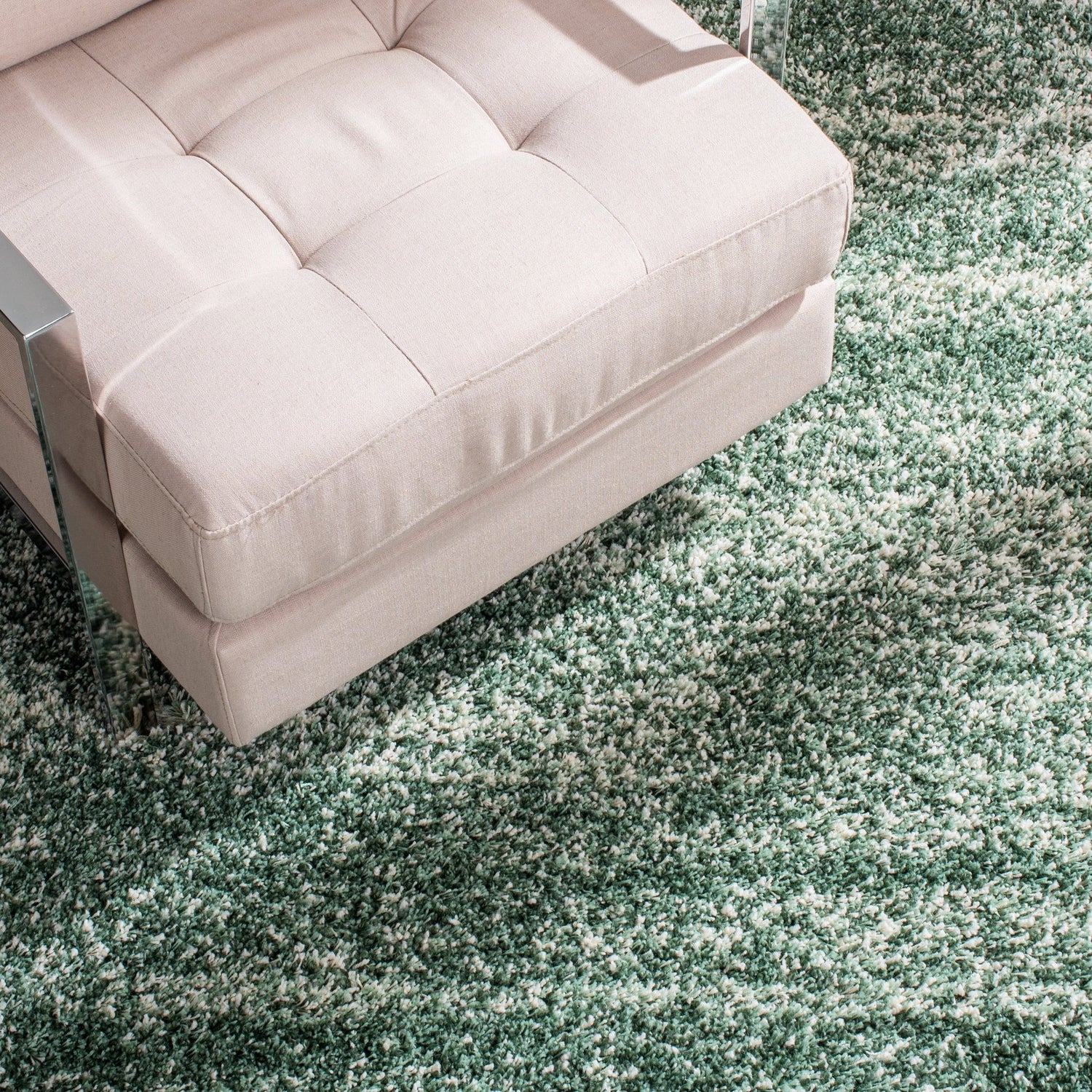 Safavieh Hudson Shag Sgh295E Green/Ivory Rugs - Safavieh - sgh295e - 7r