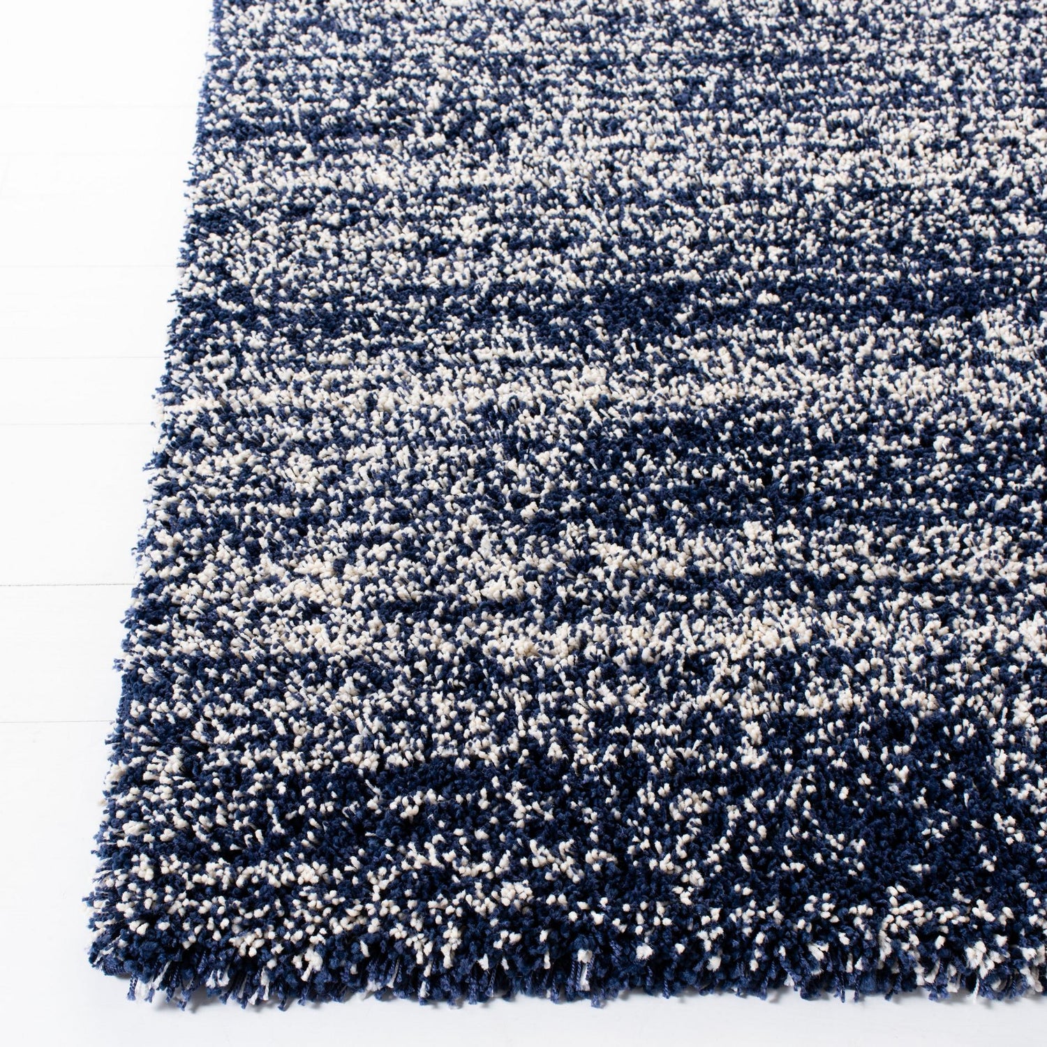 Safavieh Hudson Shag Sgh295N Navy/Ivory Rugs - Safavieh - sgh295n - 7r