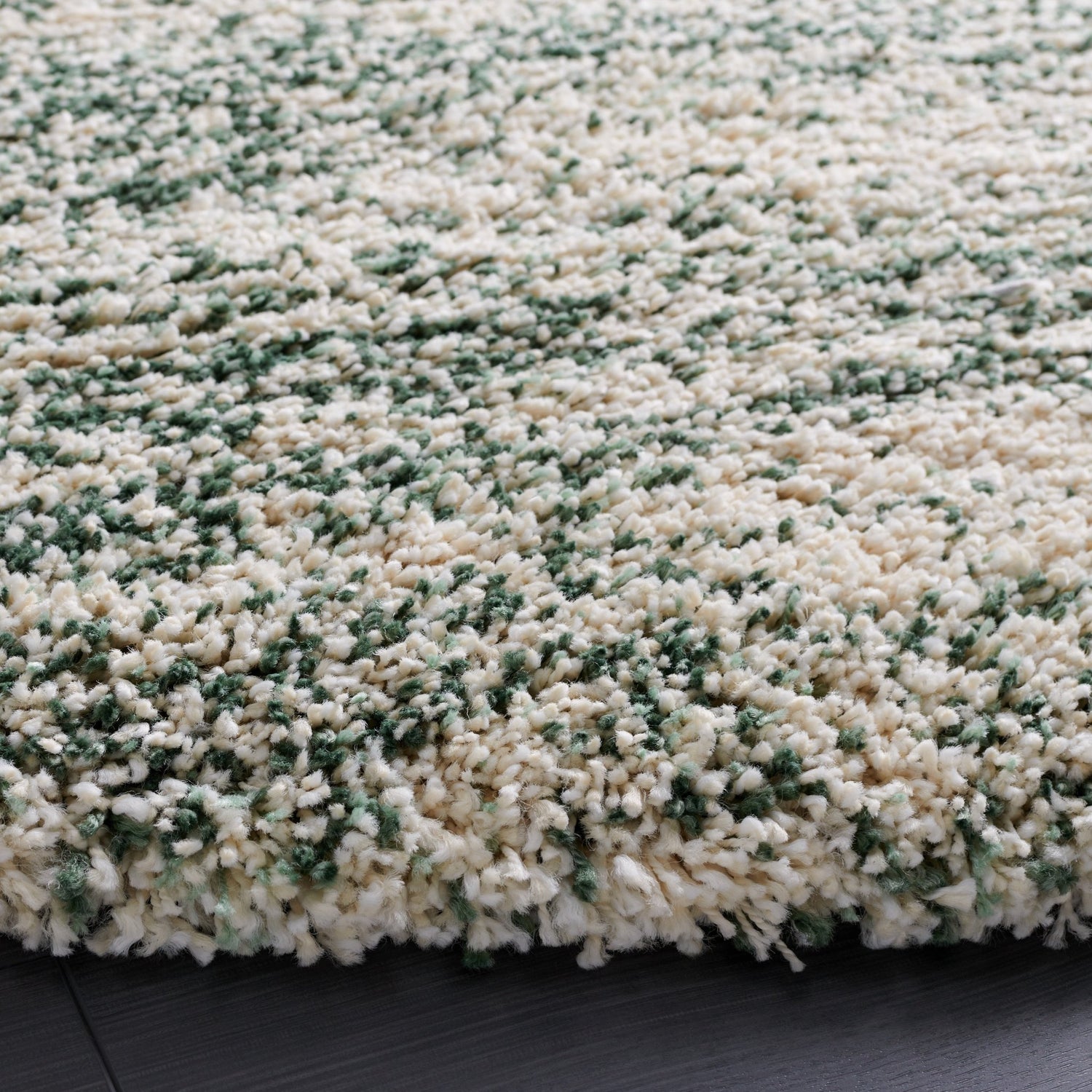 Safavieh Hudson Shag Sgh295X Ivory/Green Rugs - Safavieh - sgh295x - 7r