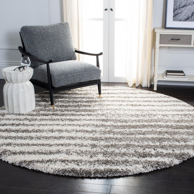 Safavieh Hudson Shag Sgh298F Grey/Ivory Rugs - Safavieh - sgh298f - 7r