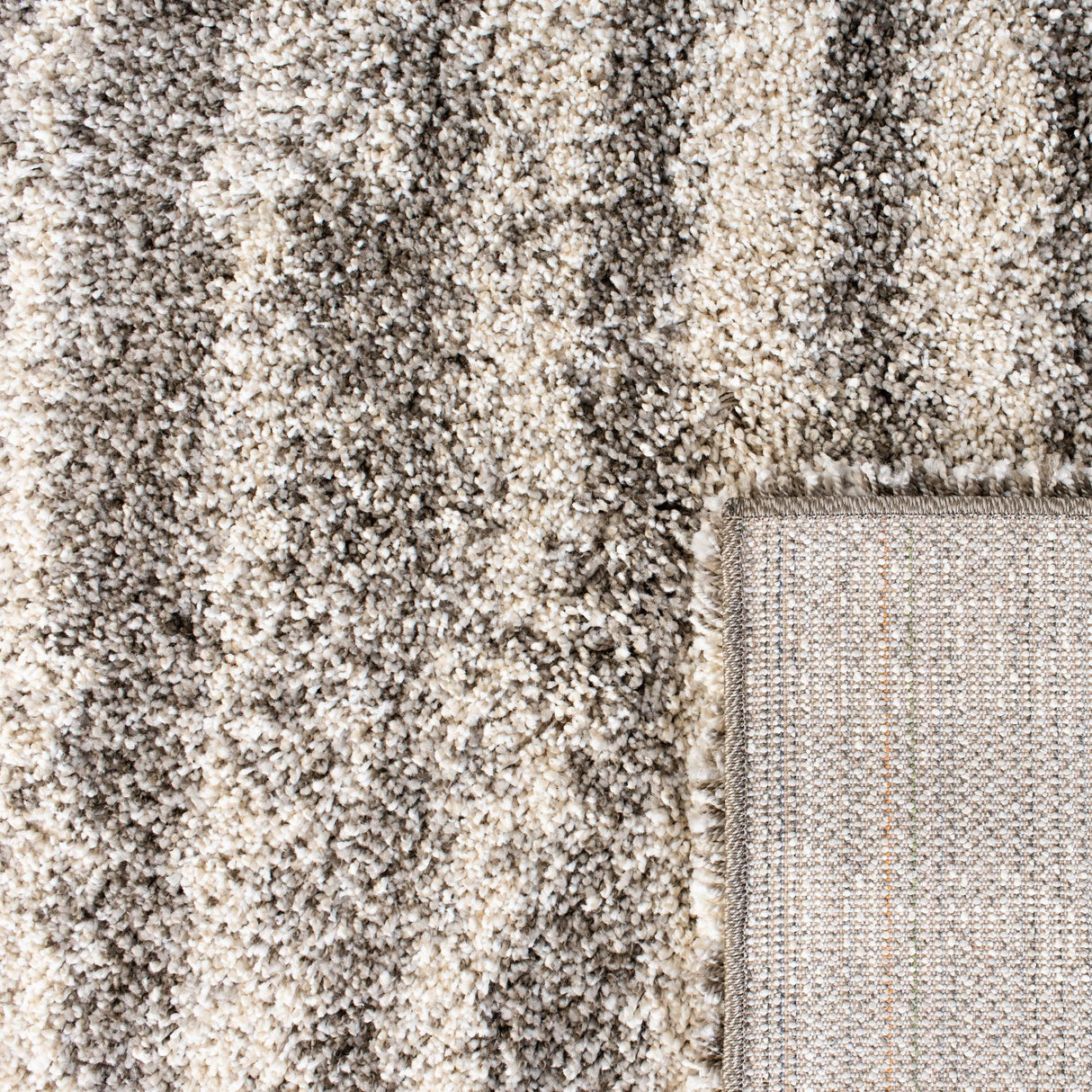 Safavieh Hudson Shag Sgh298F Grey/Ivory Rugs - Safavieh - sgh298f - 7r