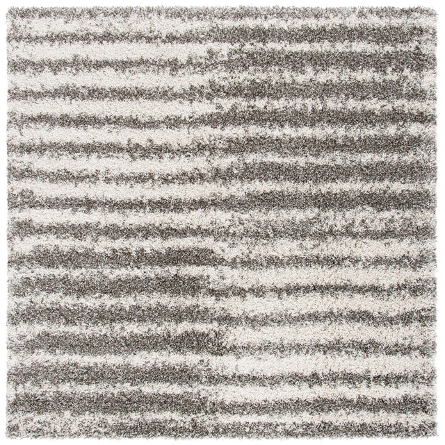 Safavieh Hudson Shag Sgh298F Grey/Ivory Rugs - Safavieh - sgh298f - 7sq
