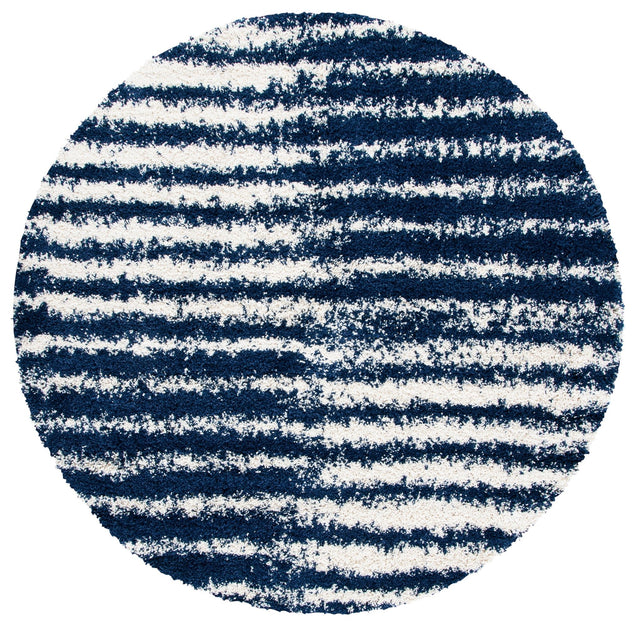Safavieh Hudson Shag Sgh298N Navy/Ivory Rugs - Safavieh - sgh298n - 7r