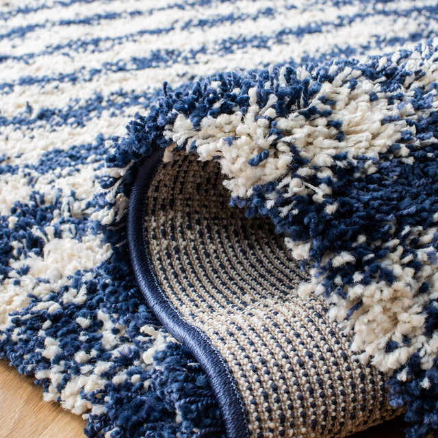 Safavieh Hudson Shag Sgh298N Navy/Ivory Rugs - Safavieh - sgh298n - 7r