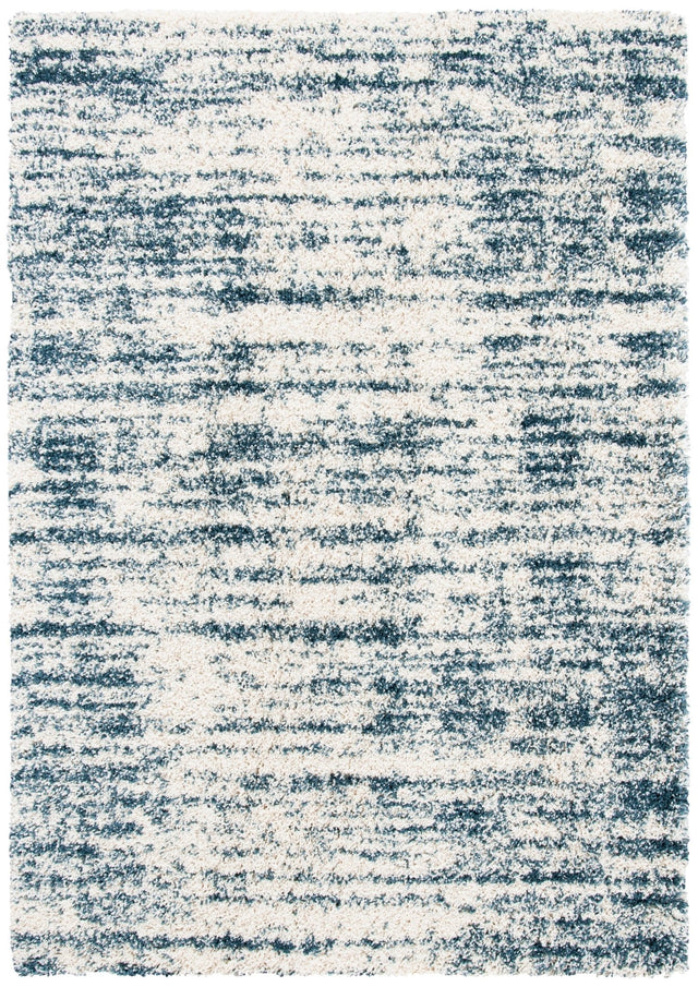 Safavieh Hudson Shag Sgh299A Ivory/Slate Blue Rugs - Safavieh - sgh299a - 4