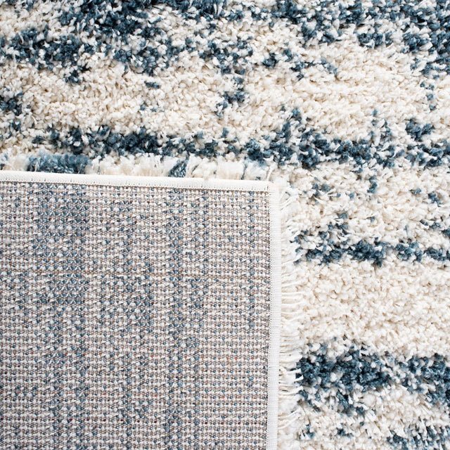 Safavieh Hudson Shag Sgh299A Ivory/Slate Blue Rugs - Safavieh - sgh299a - 7r