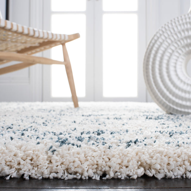 Safavieh Hudson Shag Sgh299A Ivory/Slate Blue Rugs - Safavieh - sgh299a - 7r