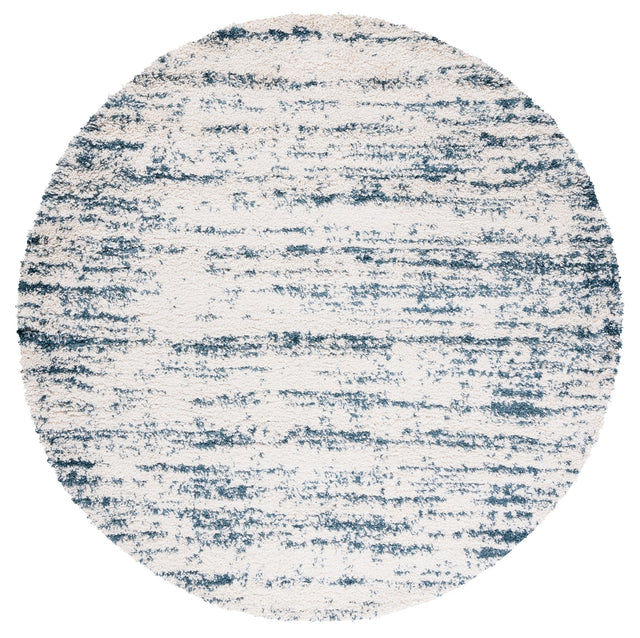 Safavieh Hudson Shag Sgh299A Ivory/Slate Blue Rugs - Safavieh - sgh299a - 7r