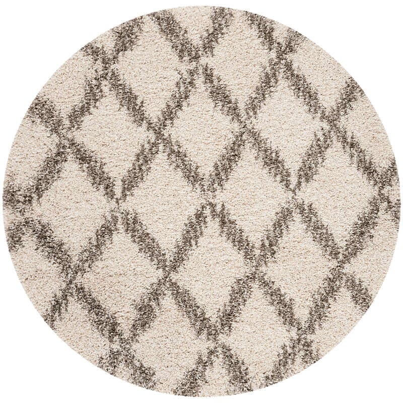 Safavieh Hudson Shag Sgh333A Ivory/Grey Rug - Safavieh - sgh333a - 5r
