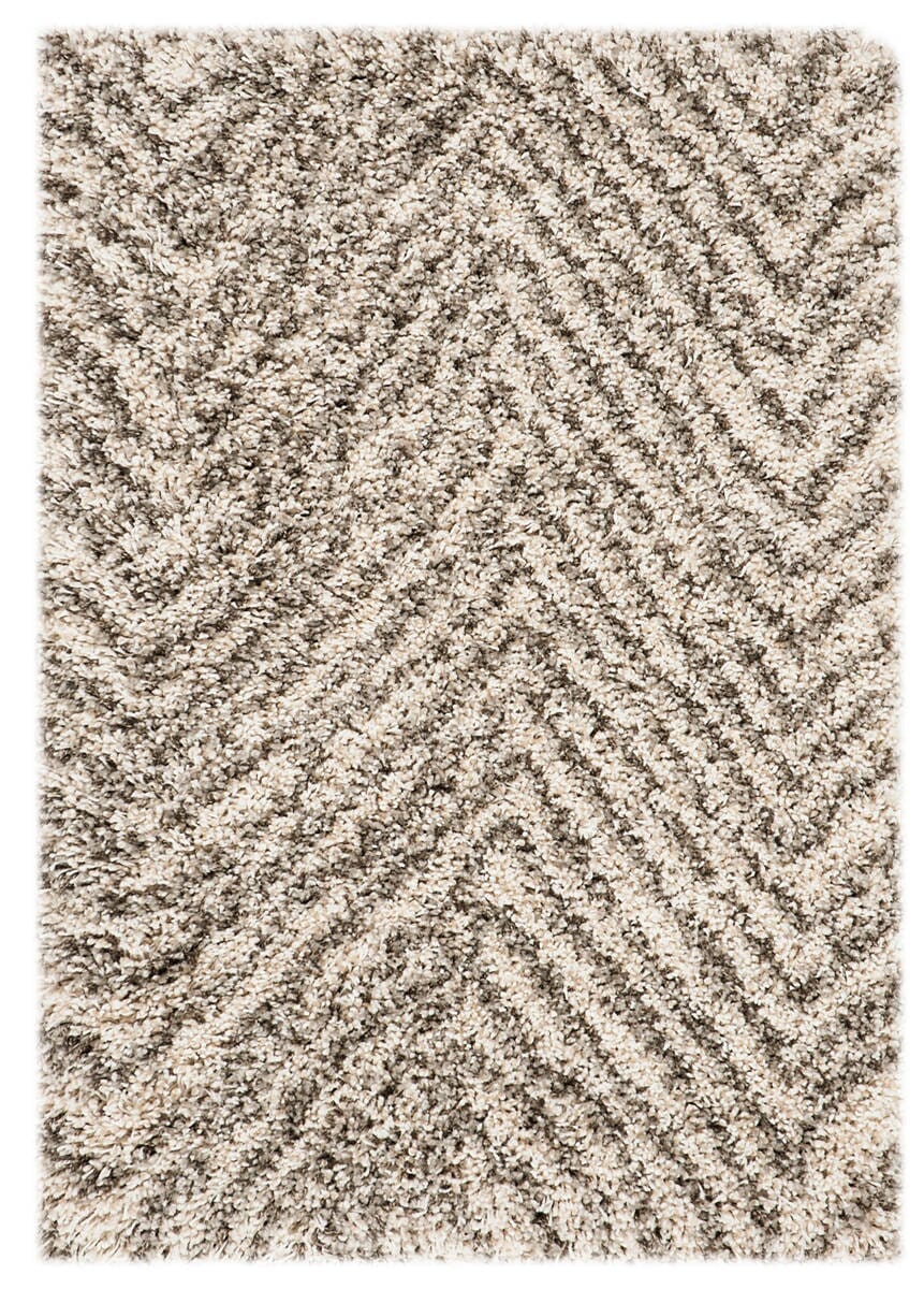 Safavieh Hudson Shag Sgh375A Ivory/Grey Rug - Safavieh - sgh375a - 5r