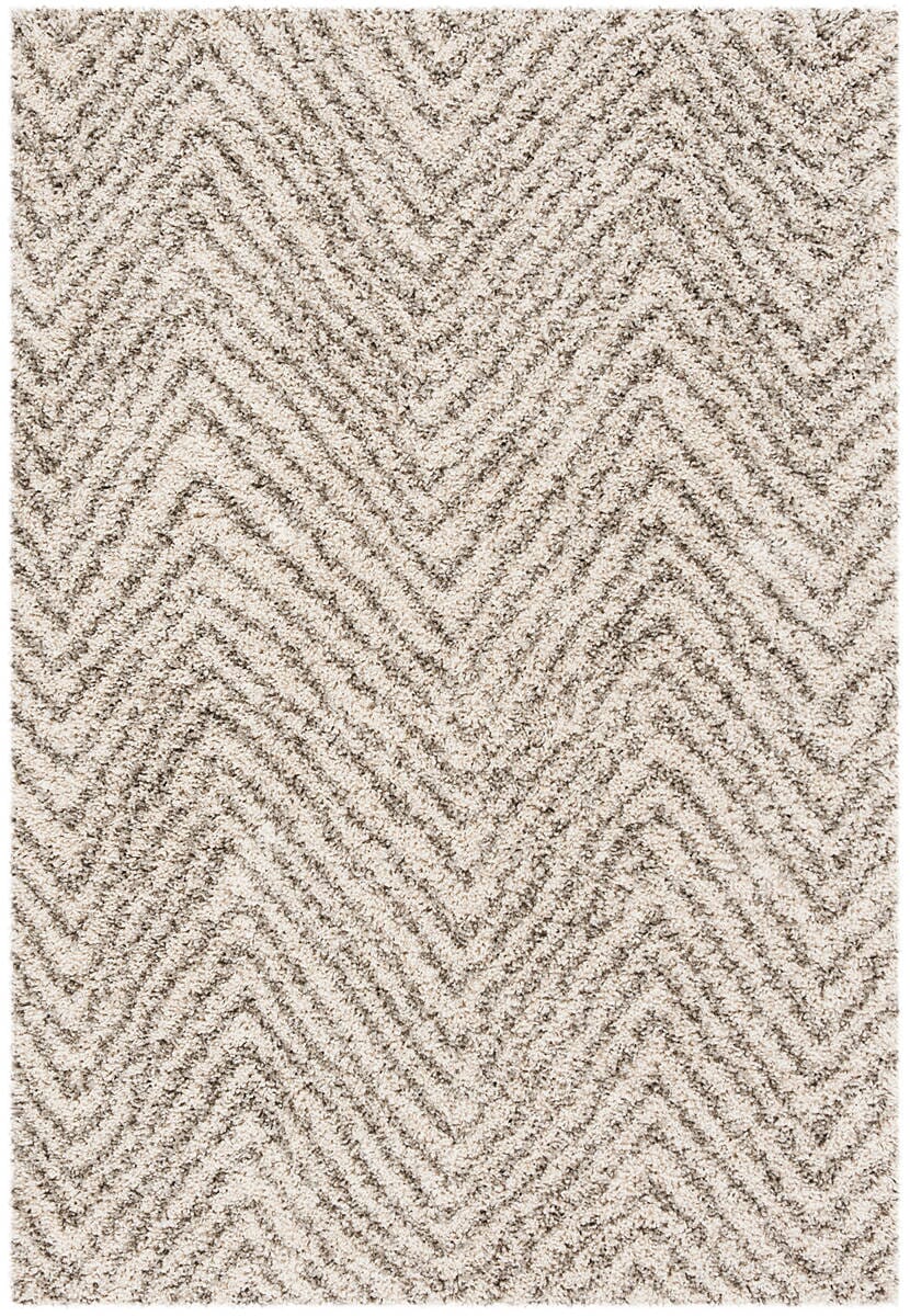 Safavieh Hudson Shag Sgh375A Ivory/Grey Rug - Safavieh - sgh375a - 5r