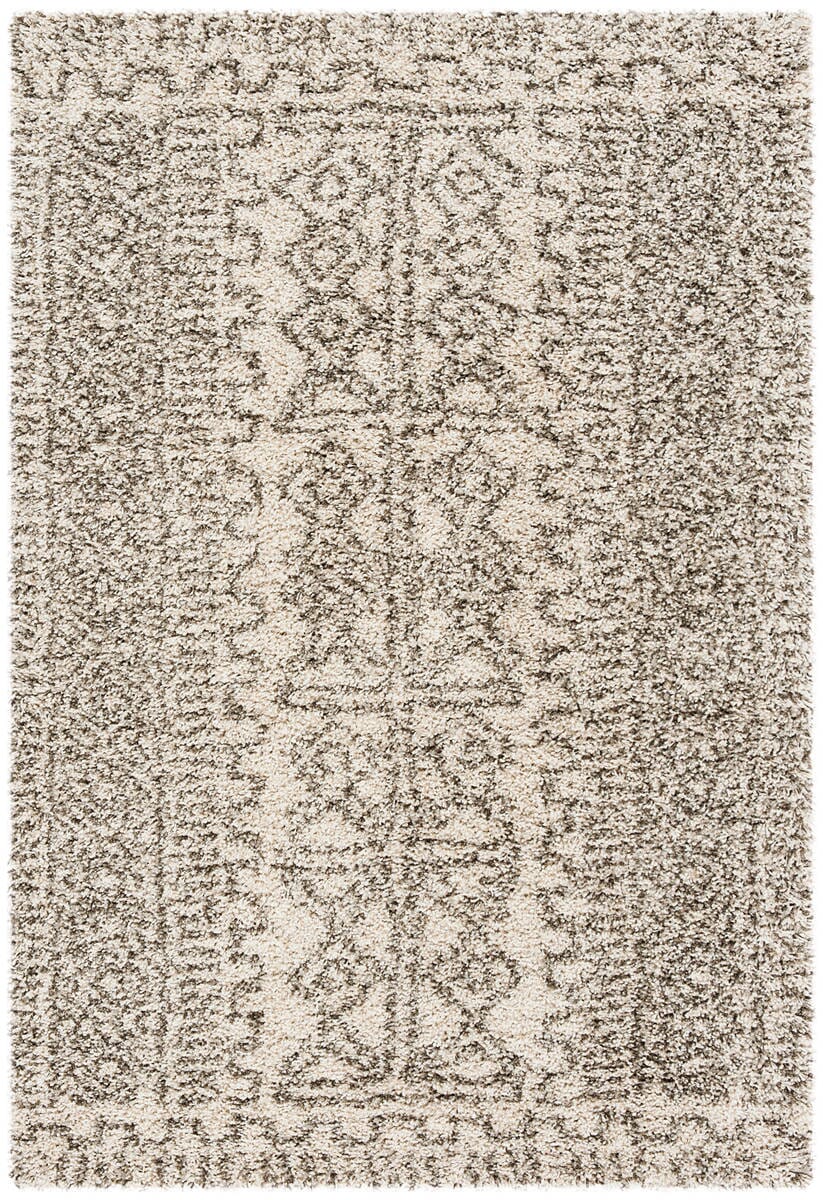 Safavieh Hudson Shag Sgh376A Ivory / Grey Rugs - Safavieh - sgh376a - 5r