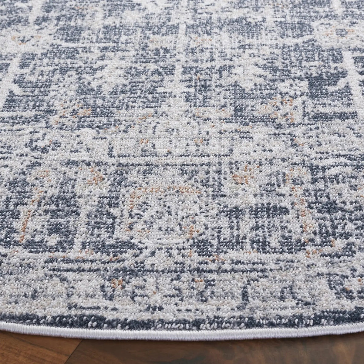 Safavieh Hunter 100 6'-7" x 6'-7" Rug in Ivory / Dark Grey / Sage