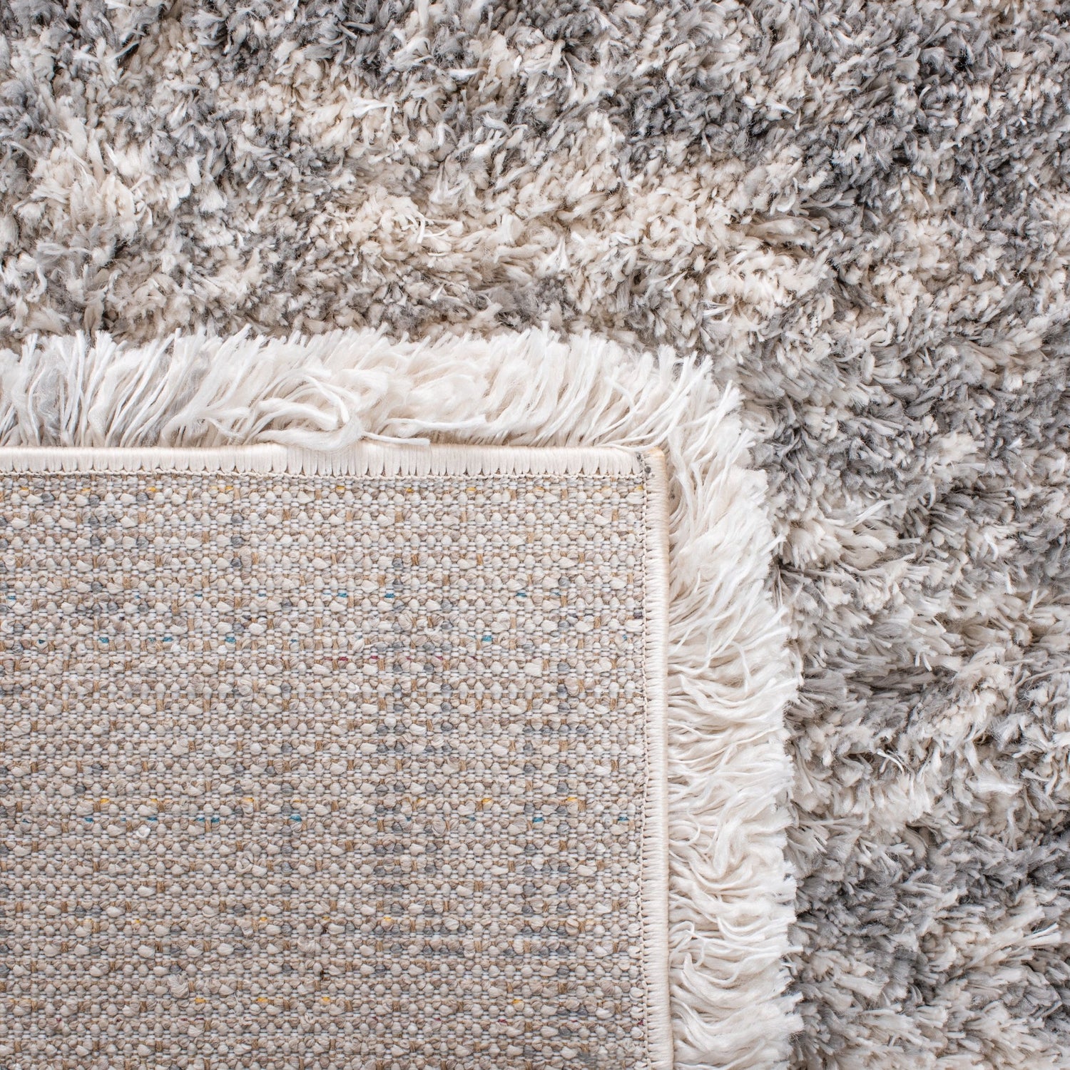 Safavieh Iceland Shag Isg511A Ivory/Grey Rug - Safavieh - isg511a - 7r