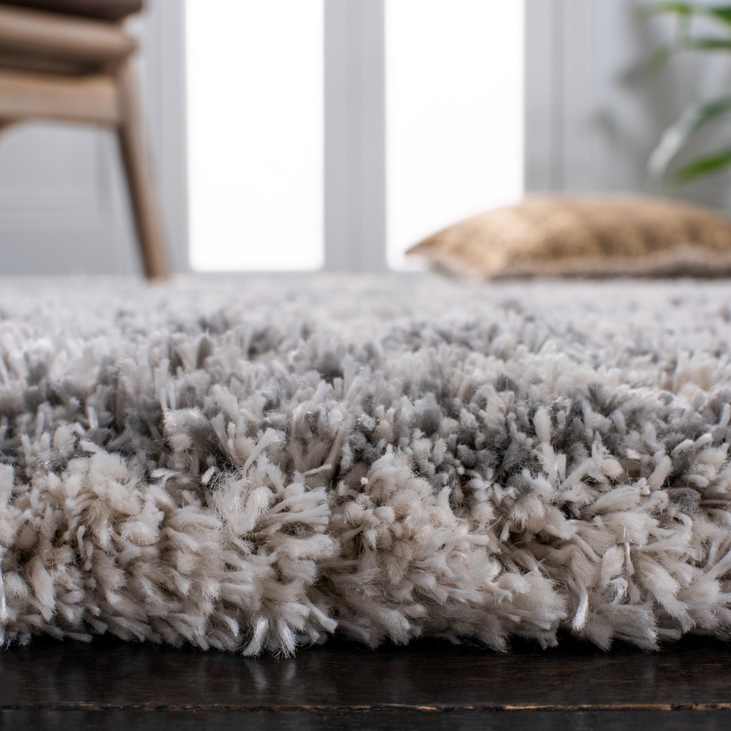 Safavieh Iceland Shag Isg511A Ivory/Grey Rug - Safavieh - isg511a - 7r