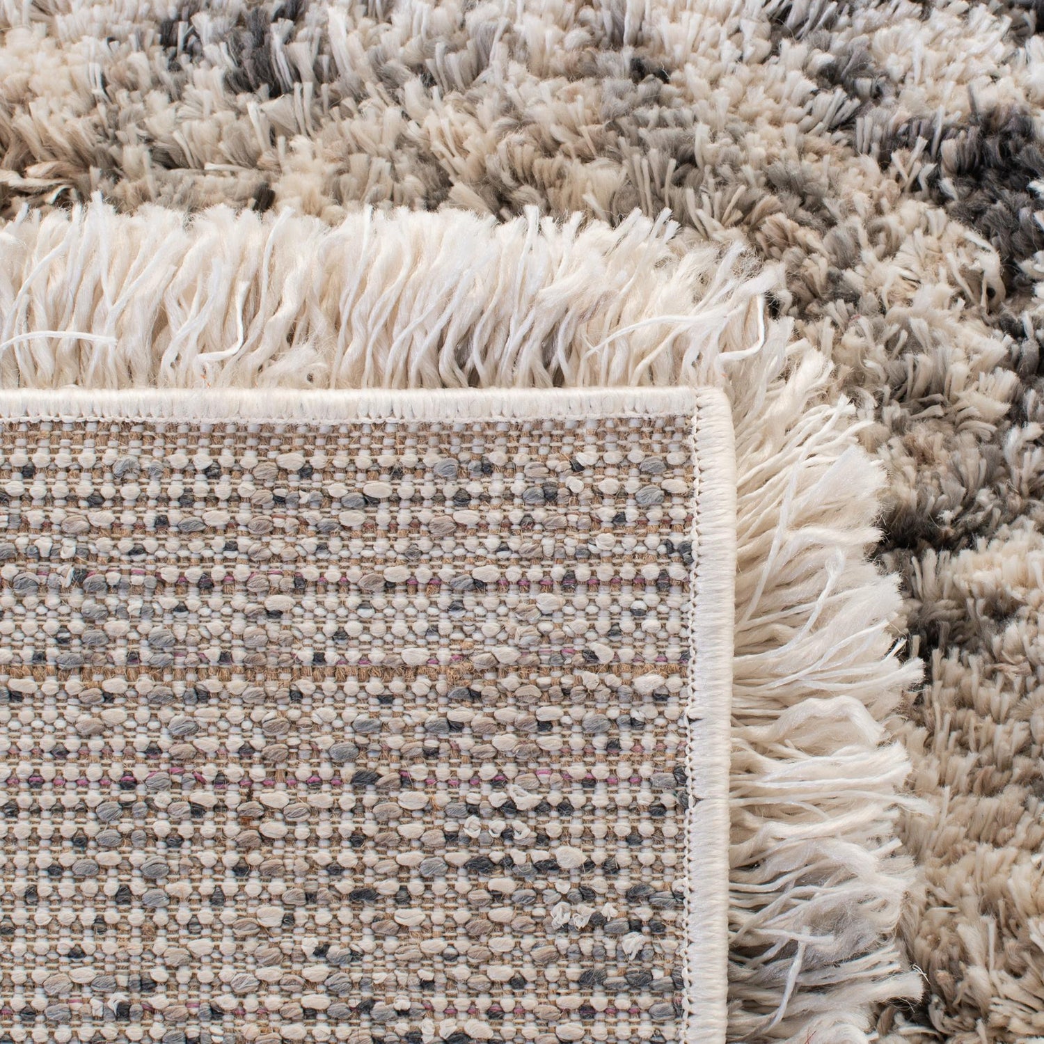 Safavieh Iceland Shag Isg514A Cream/Grey Rug - Safavieh - isg514a - 7r