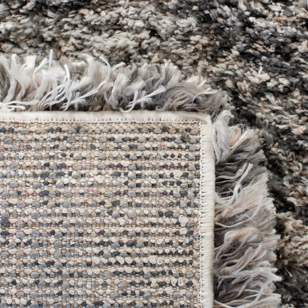 Safavieh Iceland Shag Isg519F Grey/Dark Grey Rug - Safavieh - isg519f - 3