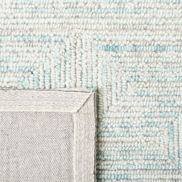 Safavieh Ikat Ikt101K Teal/Grey Rug - Safavieh - ikt101k - 6r
