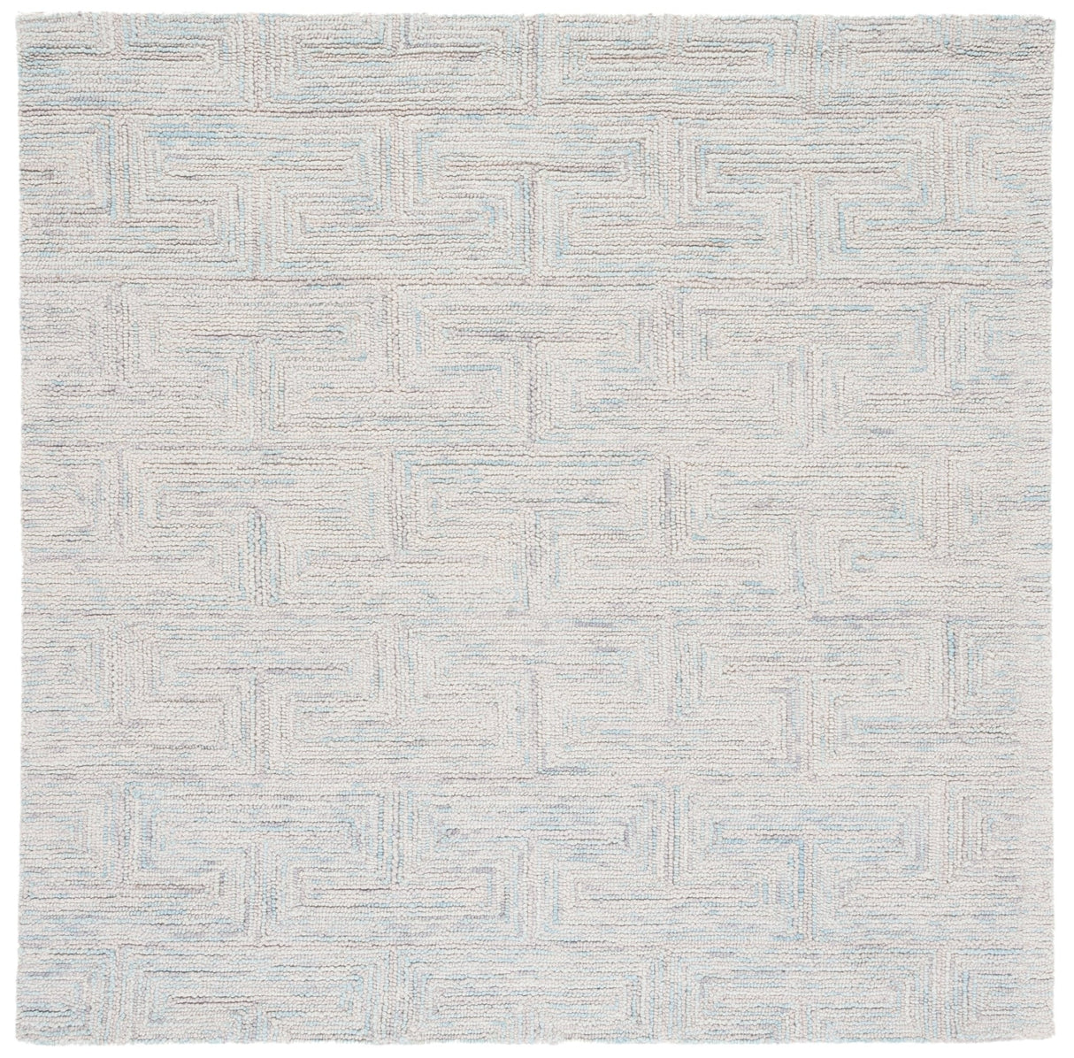 Safavieh Ikat Ikt101K Teal/Grey Rug - Safavieh - ikt101k - 6sq