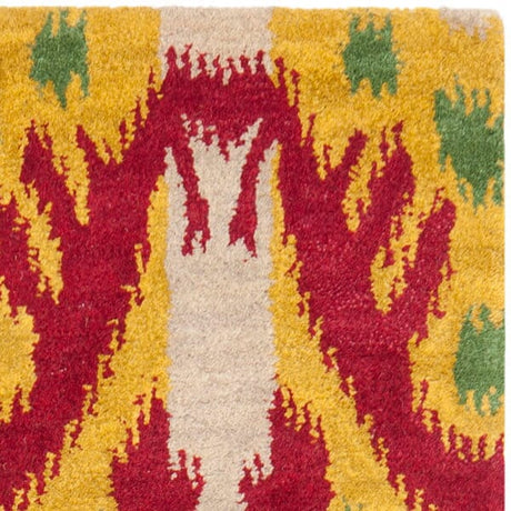 Safavieh Ikat Ikt464A Beige / Yellow Rugs - Safavieh - ikt464a - 2