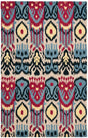 Safavieh Ikat Ikt466A Beige / Blue Rugs - Safavieh - ikt466a - 2