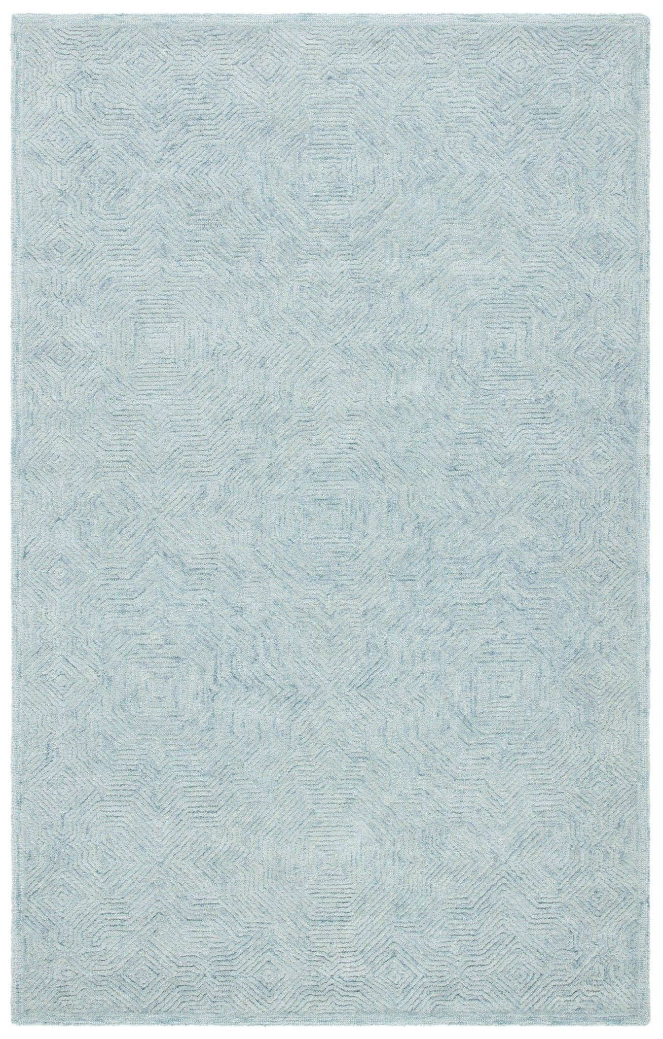 Safavieh Ikat Ikt506J Aqua Rugs - Safavieh - ikt506j - 3