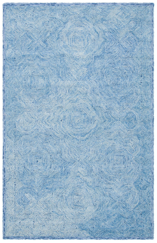 Safavieh Ikat Ikt506M Blue Rugs - Safavieh - ikt506m - 3