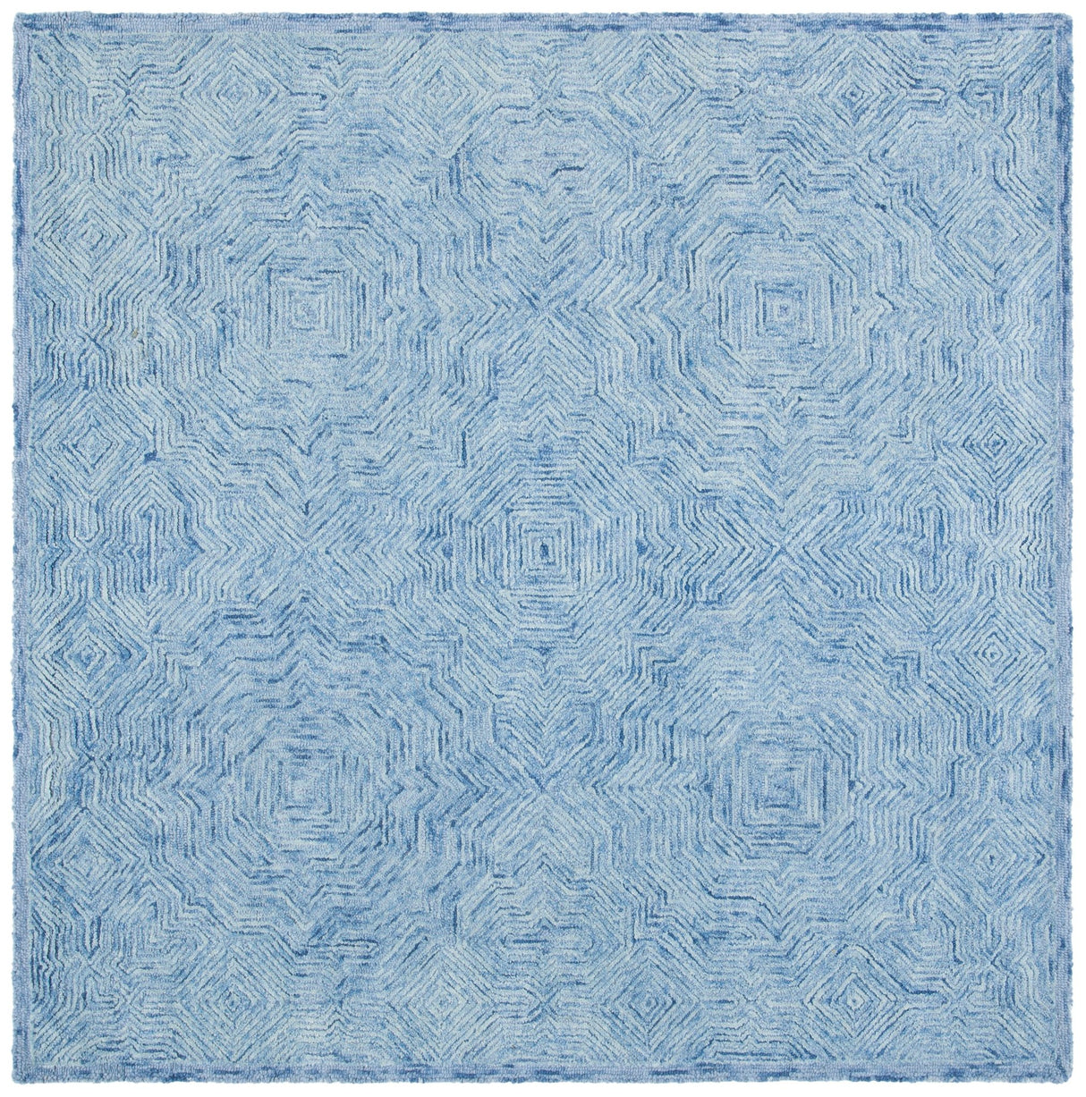 Safavieh Ikat Ikt506M Blue Rugs - Safavieh - ikt506m - 6sq