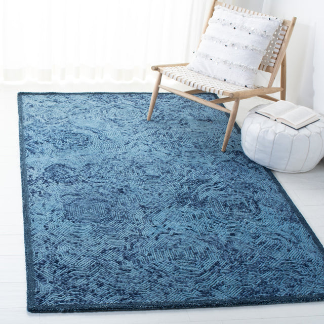 Safavieh Ikat Ikt506N Dark Blue Rugs - Safavieh - ikt506n - 3