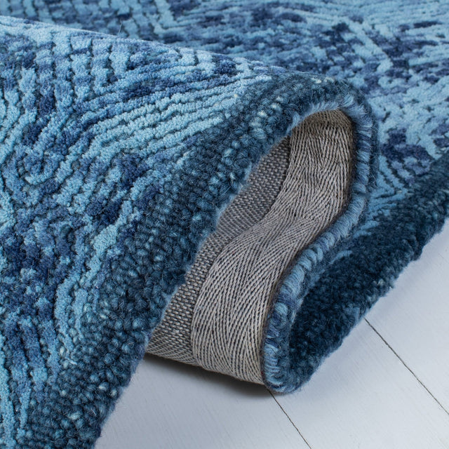 Safavieh Ikat Ikt506N Dark Blue Rugs - Safavieh - ikt506n - 6r