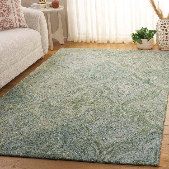 Safavieh Ikat Ikt632W Sage/Green Rug - Safavieh - ikt632w - 8