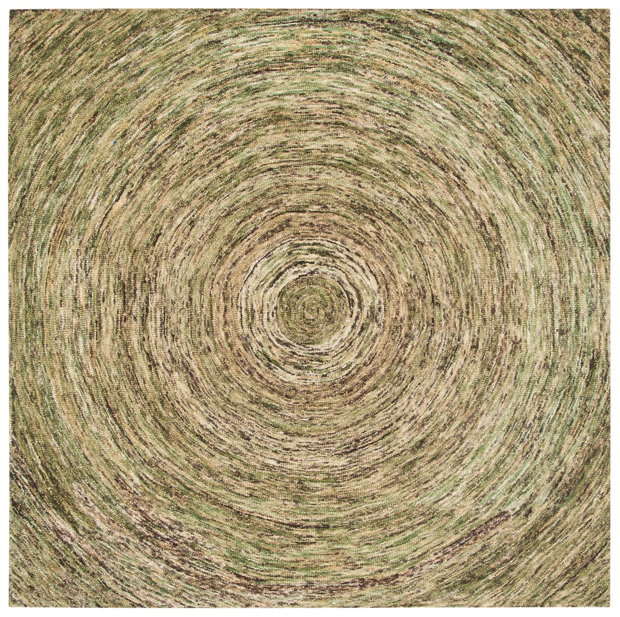 Safavieh Ikat Ikt633Y Green Rugs - Safavieh - ikt633y - 6sq