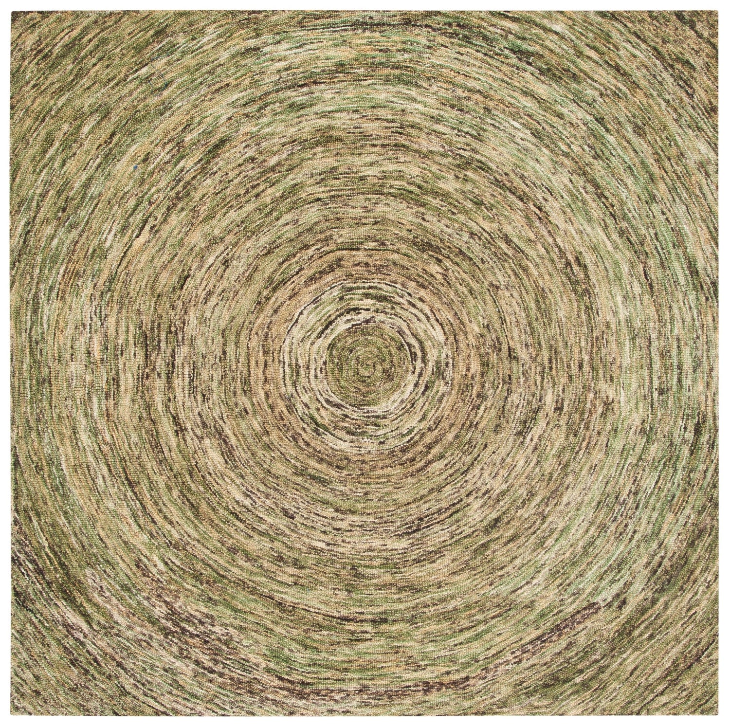 Safavieh Ikat Ikt633Y Green Rugs - Safavieh - ikt633y - 6sq