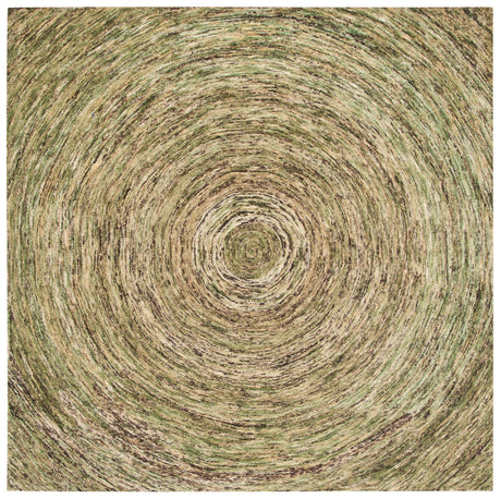 Safavieh Ikat Ikt633Y Green Rugs - Safavieh - ikt633y - 6sq