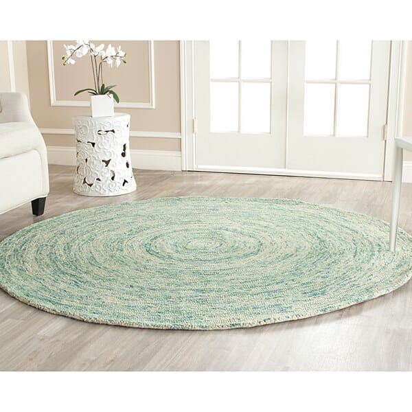 Safavieh Ikat Ikt635A Ivory / Blue Rugs - Safavieh - ikt635a - 4sq